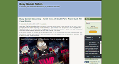 Desktop Screenshot of busygamernews.com