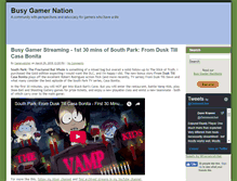 Tablet Screenshot of busygamernews.com